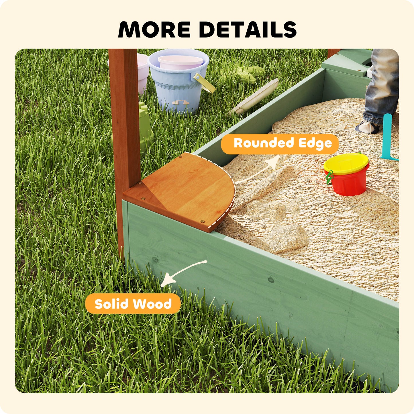Kids Sofa Slide, Toddler Slide with 130cm Extended Length, Green