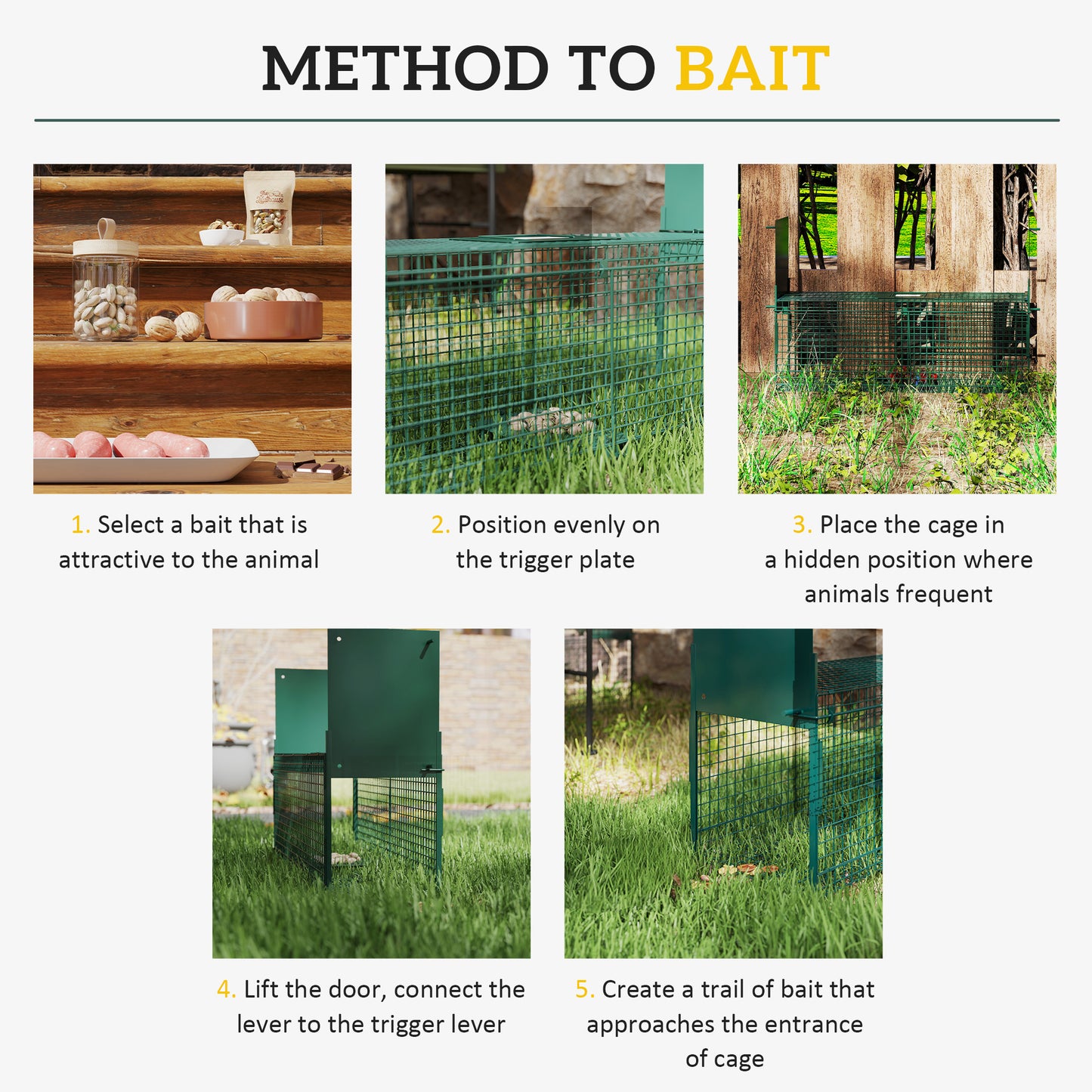 Humane Mouse Trap with Double Doors for Indoors