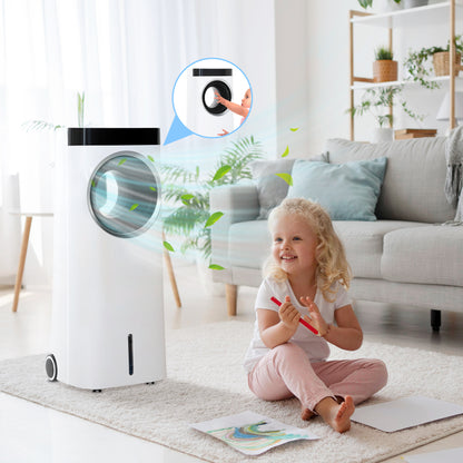 Bladeless Evaporative Air Cooler, 6.5L Fan, Humidifier & Air Clean