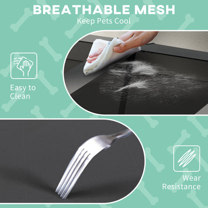 Cooling Raised Pet Bed w/ Washable Breathable Mesh, for Large Dogs, 106 x 76 x 94cm - Grey