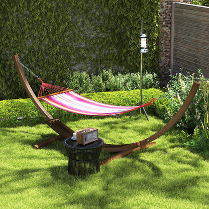 3(m) Wooden Hammock Stand for Garden, Patio, Brown