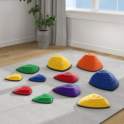 11 Pieces Stepping Stones for Balance and Motor Skills