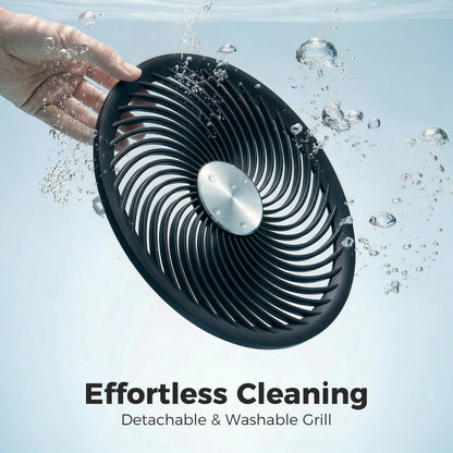20 dB Silent Standing Fan for Bedroom, 42" Pedestal Fan with 70° Oscillating, 90° Vertical Tilt, 8 Speeds, Remote Control, 12H Timer, Adjustable Height, Child Lock, Black