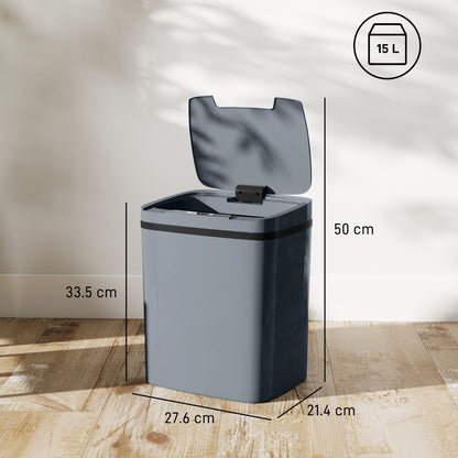 15L Sensor Bin, Automatic Touchless Kitchen Bin, Battery Operated