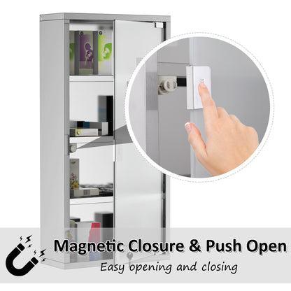 Medicine Cabinet Houseware Stainless Steel Medicine Cabinet Glass Door