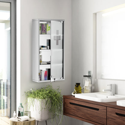 Medicine Cabinet Houseware Stainless Steel Medicine Cabinet Glass Door