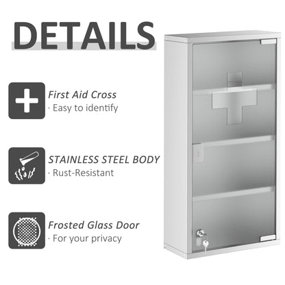 Medicine Cabinet Houseware Stainless Steel Medicine Cabinet Glass Door
