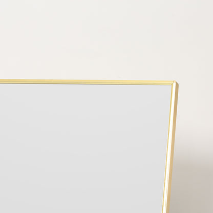 Full Length Mirror Dressing Mirror Wall-Mounted Entryway Gold Frame