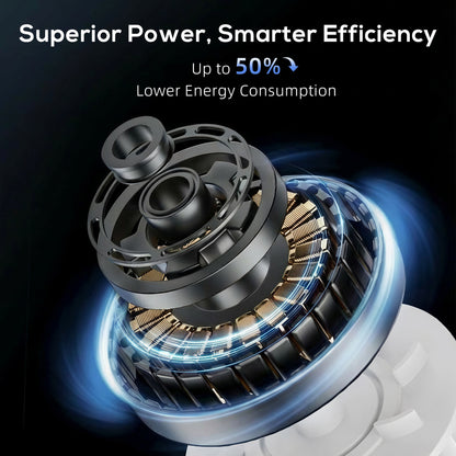28dB Tower Fan for Bedroom, 26 ft/s Velocity Standing Fan, White