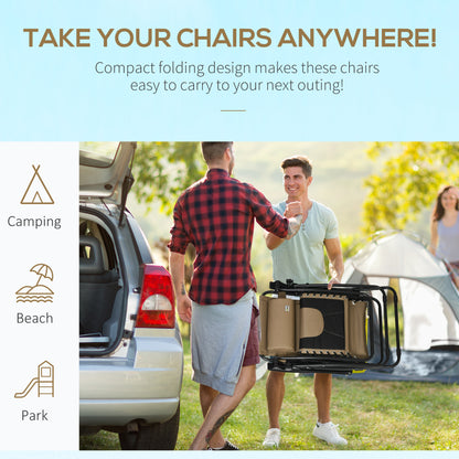 2 Pcs Zero Gravity Lounger Folding Recliner Chair w/ Cup Holder