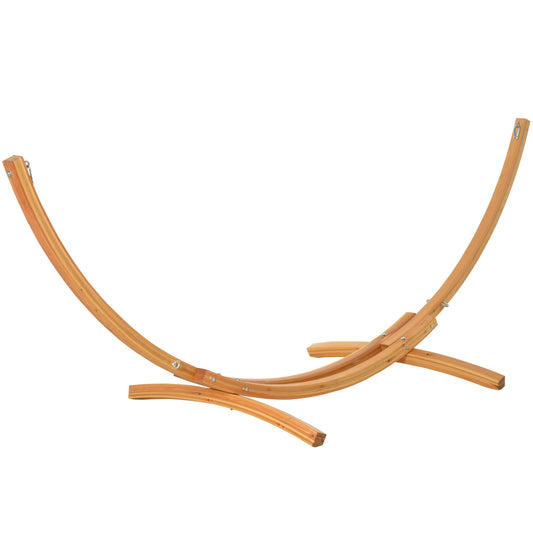 3(m) Wooden Hammock Stand for Garden, Patio, Natural