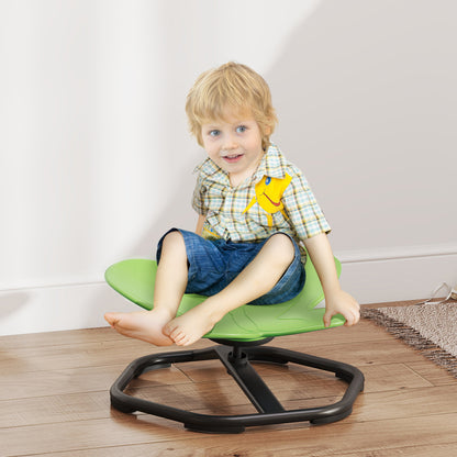 Butterfly-Shaped Kids Swivel Chair, Sensory Spinning Chair, Green