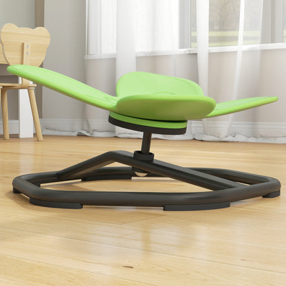 Butterfly-Shaped Kids Swivel Chair, Sensory Spinning Chair, Green