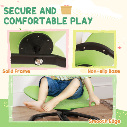 Butterfly-Shaped Kids Swivel Chair, Sensory Spinning Chair, Green