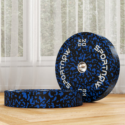 Olympic Weight Plates with 5cm Holes, for Weight Lifting, 2 x 20kg