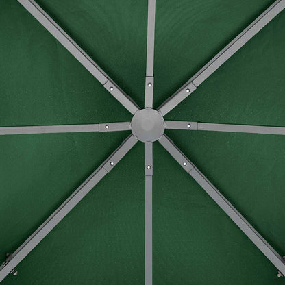3(m) 2 Tier Garden Gazebo Top Cover Replacement Canopy Roof Dark Green