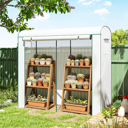 Mini Greenhouse, Portable Indoor Outdoor Green House with PE Cover