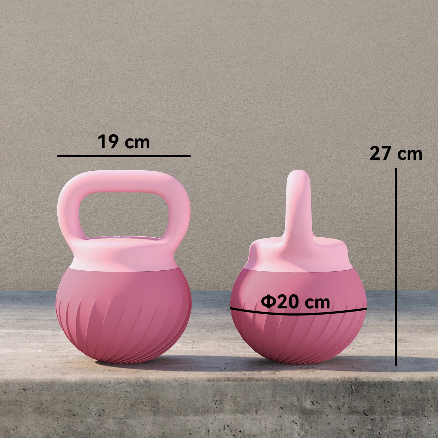 Soft Kettlebell, 8kg Kettle Bell with Anti-Slip Grip for Home Gym