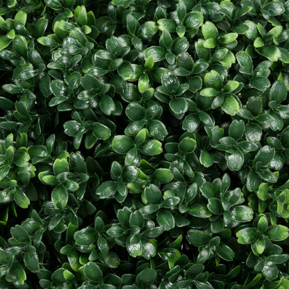 Set of 2 Artificial Boxwood Topiary Trees with Ground Stake