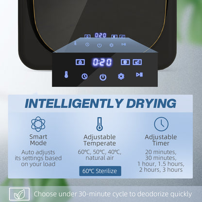 4kg 800W Vented Tumble Dryer with Deodorize, Smart Mode