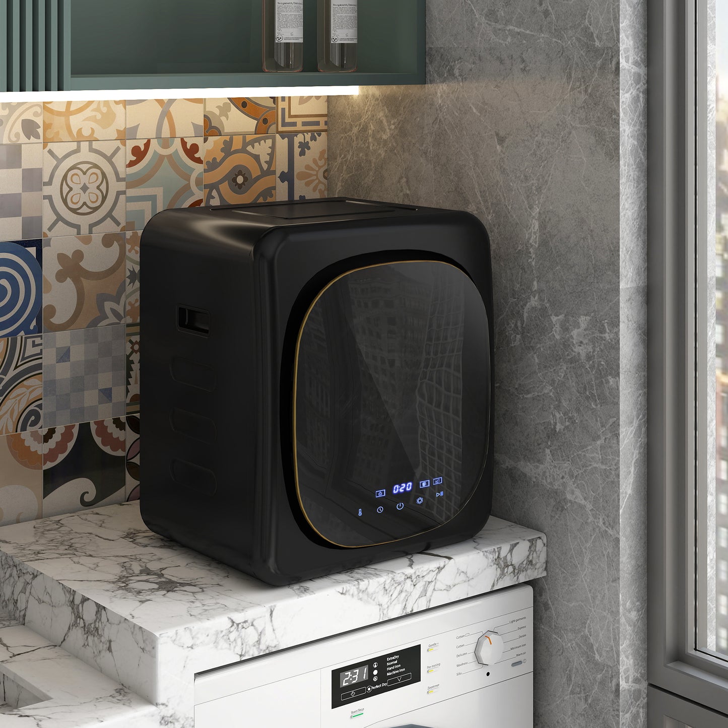 4kg 800W Vented Tumble Dryer with Deodorize, Smart Mode