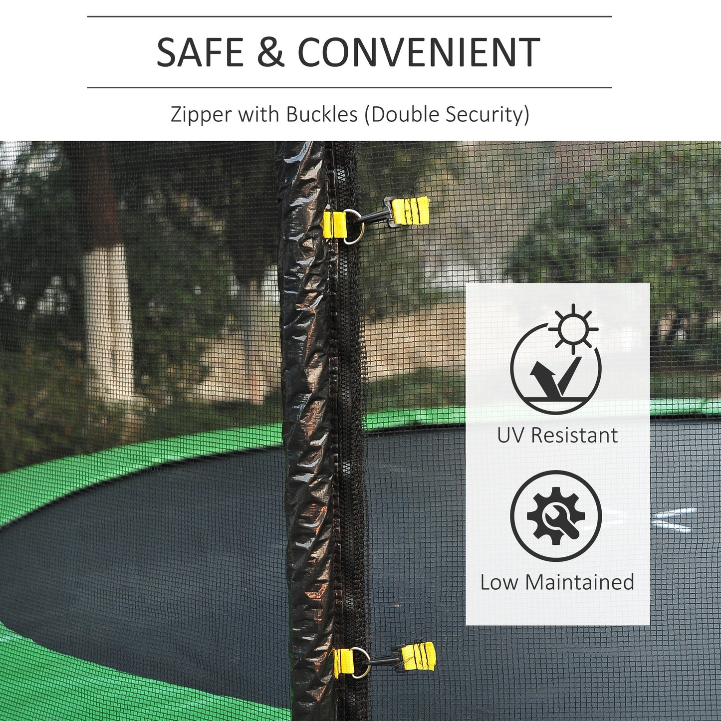 10FT Replacement Safety Trampoline Net Enclosure Surround Outdoor Sports
