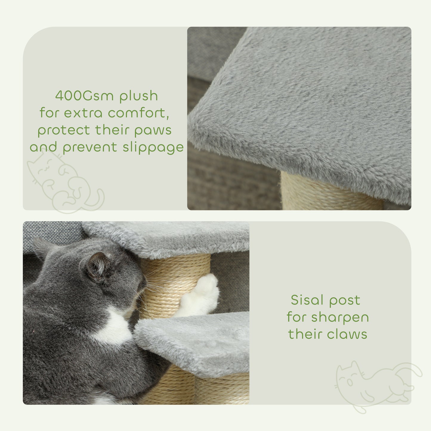 Cat Steps 3 Stairs Deluxe Pet Portable Easy Climb Assistance Lightweight