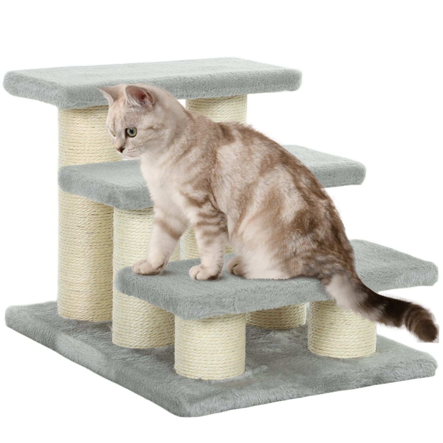 Cat Steps 3 Stairs Deluxe Pet Portable Easy Climb Assistance Lightweight