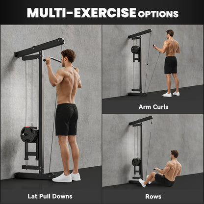 Wall Mounted Crossover Cable Machine Lat Pull Down Machine
