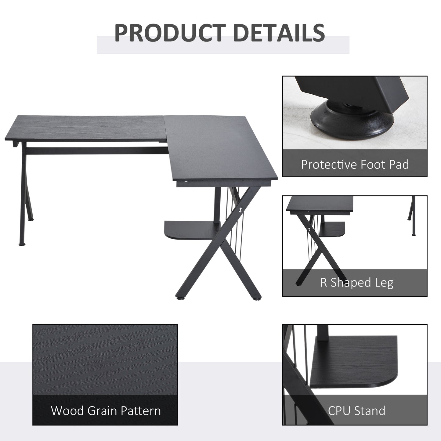 L-shape Computer Desk