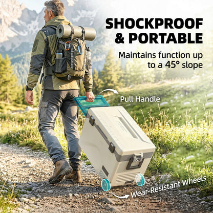 Compressor Car Fridge Freezer, Camping Refrigerator w/ App Control