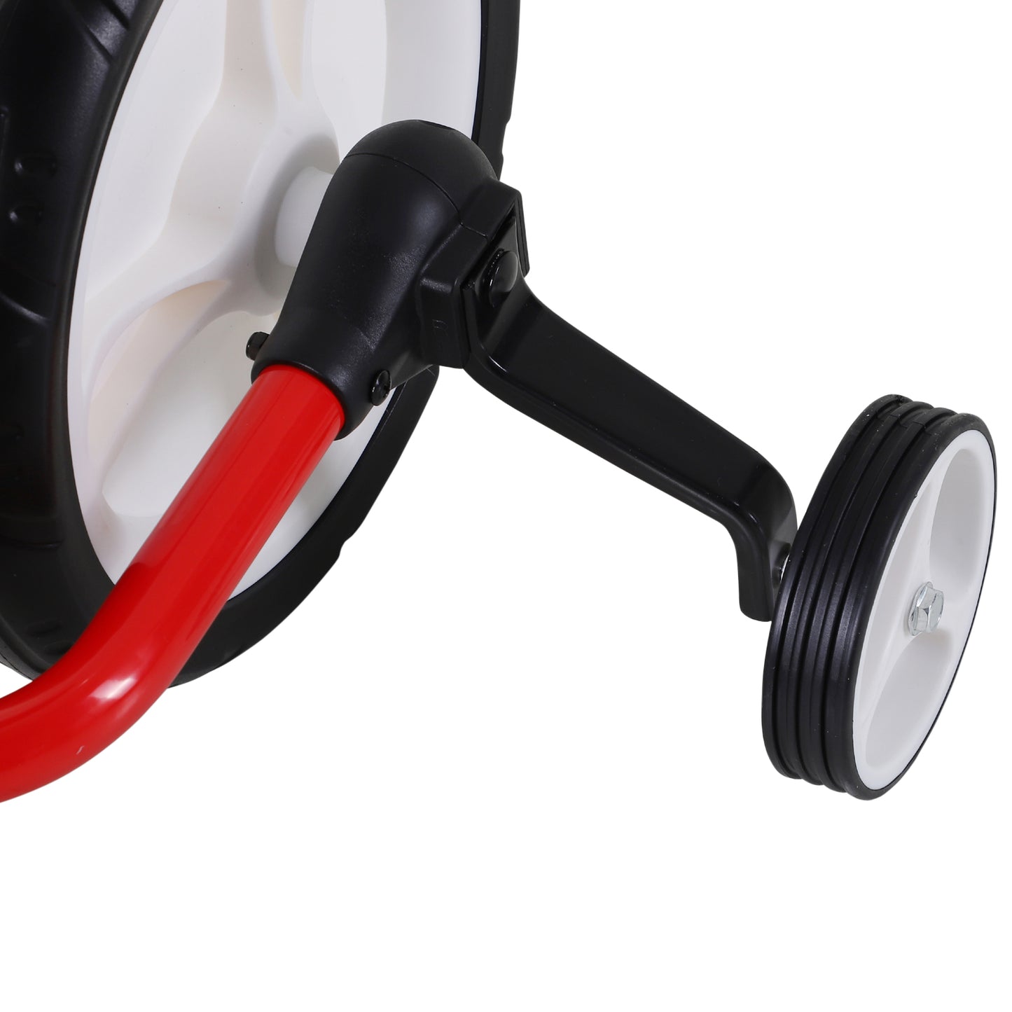 Kids Balance Training Bike Toy w/ Stabilizers For Child 2-5 Years Red
