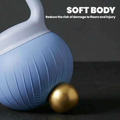 Soft Kettlebell, 10kg Kettle Bell with Anti-Slip Grip for Home Gym