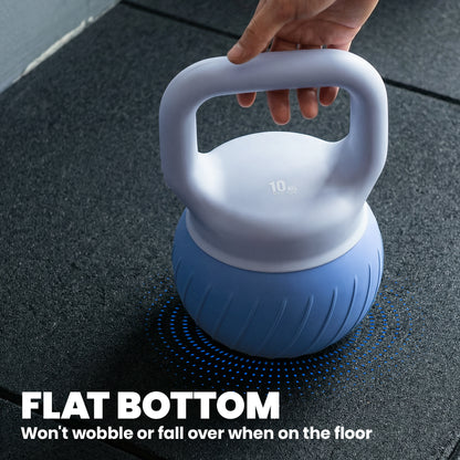Soft Kettlebell, 10kg Kettle Bell with Anti-Slip Grip for Home Gym
