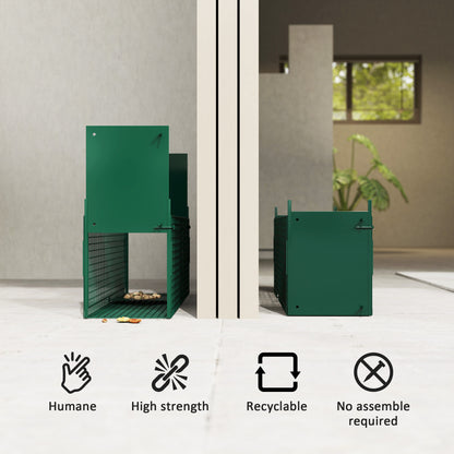 Humane Mouse Trap with Double Doors for Indoors