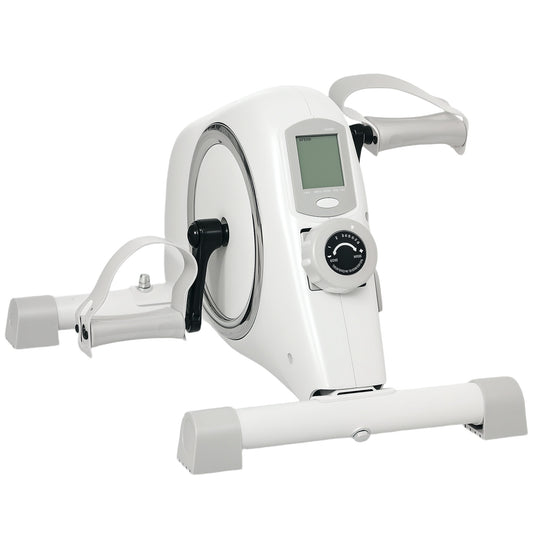Pedal Exerciser with 8-Level Magnetic Resistance, White