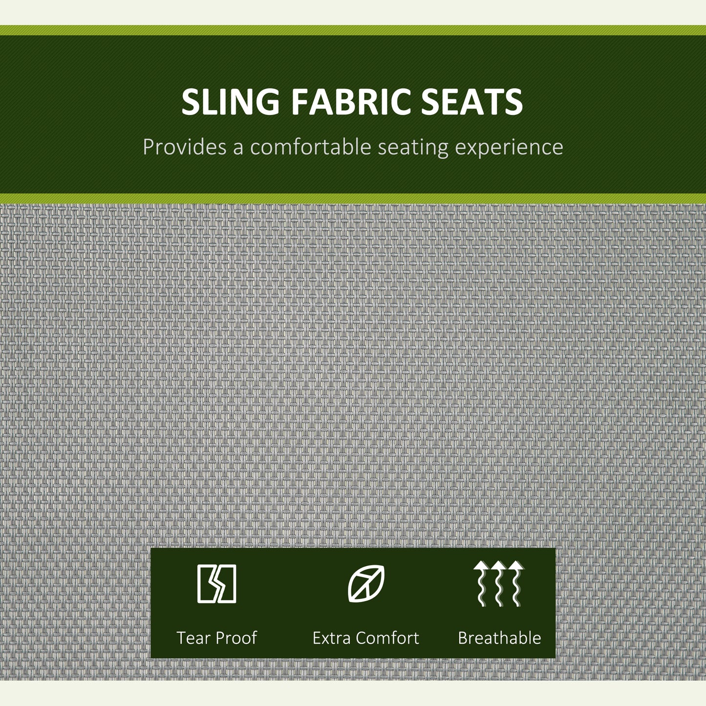 3 Seat Metal Fabric Backyard Balcony Patio Swing Chair w/ Canopy Grey