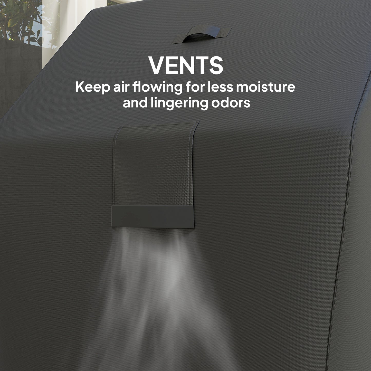 Barbecue Cover, Waterproof UPF30+ Rip-Proof, 147 x 61 x 122 cm