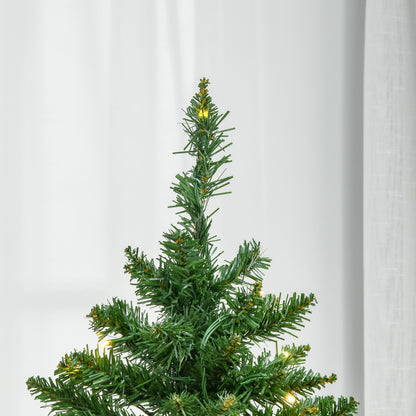 6FT Prelit Artificial Christmas Tree w/ Warm White Light Xmas Decoration