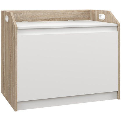 Storage Bench Lift Top Cabinet Accent Seat Storage Box for Entryway