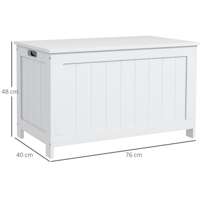 Storage Chest with 2 Safety Hinges, Storage Bench for Living Room