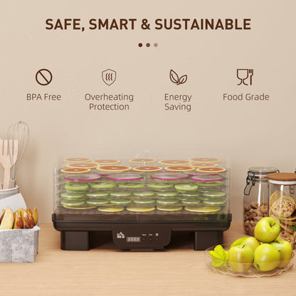 6 Tray Food Dehydrator, Food Dryer Machine for Fruit Meat Vegetable