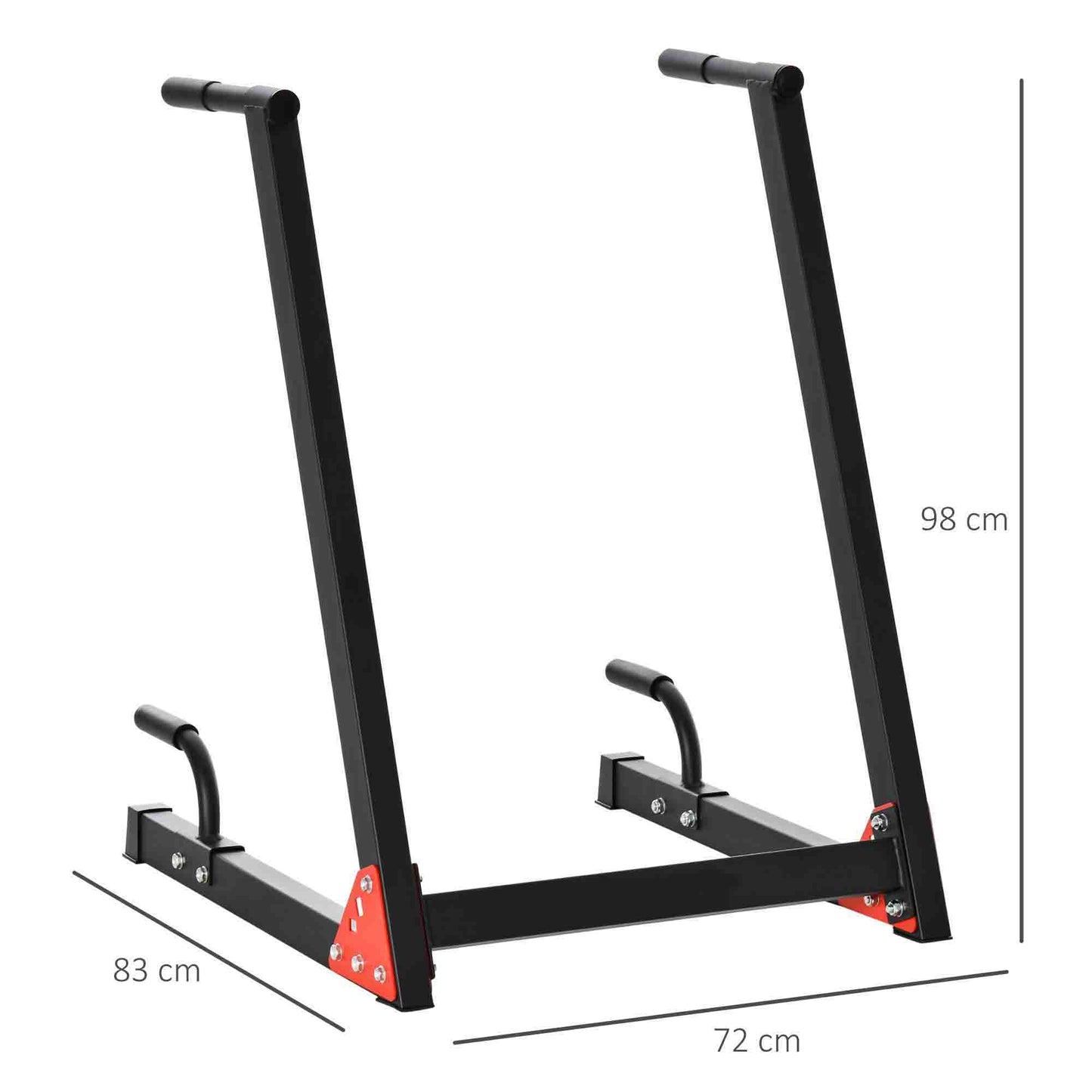Upper Body Dip Stand Station Workout Equipment for Pull Ups, Push Ups