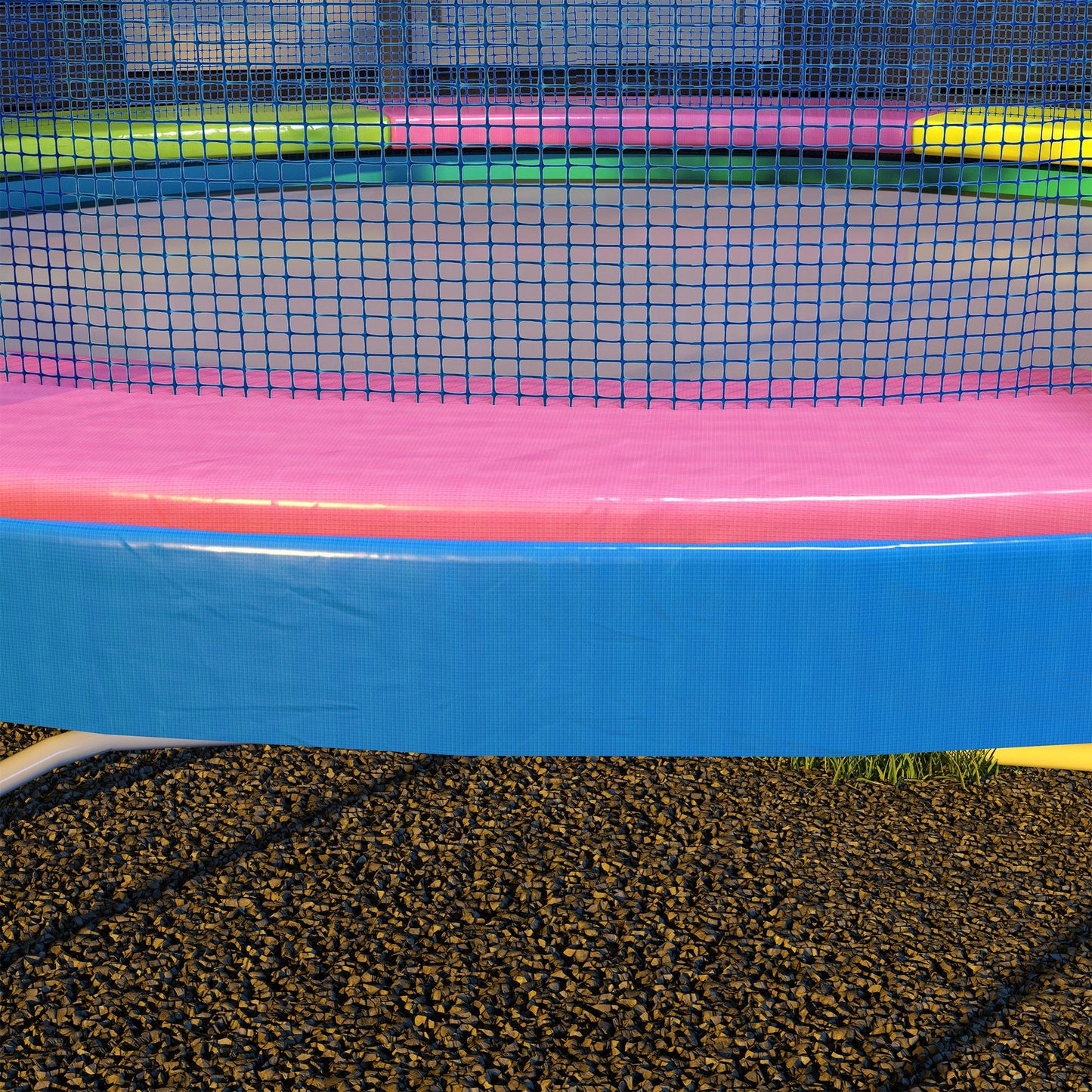 10FT Trampoline Pad Spring Cover, Waterproof, Multi-Colored