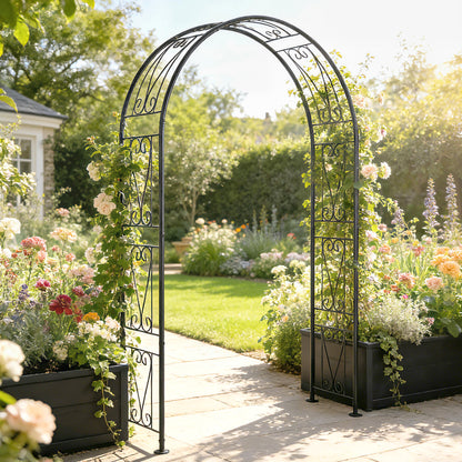 Garden Arch, Rose Arch, Black