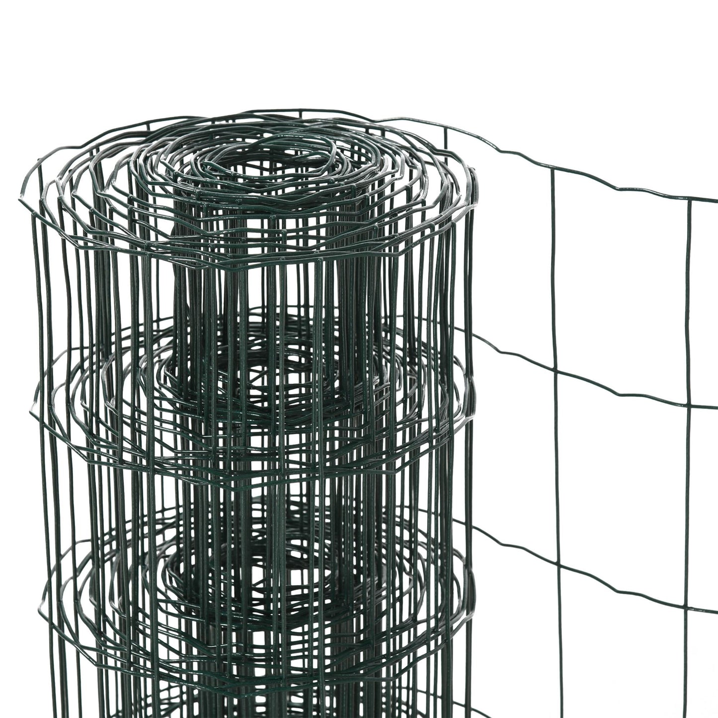 0.6Mx10M Chicken Wire Mesh Rabbit Poultry Animal Fence PVC Coated Netting