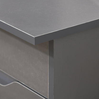 Desk with Shelves