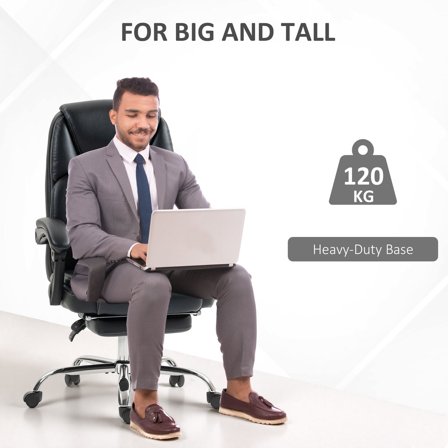 Office Chair, Computer Desk Chair with Spring Cushion, Black