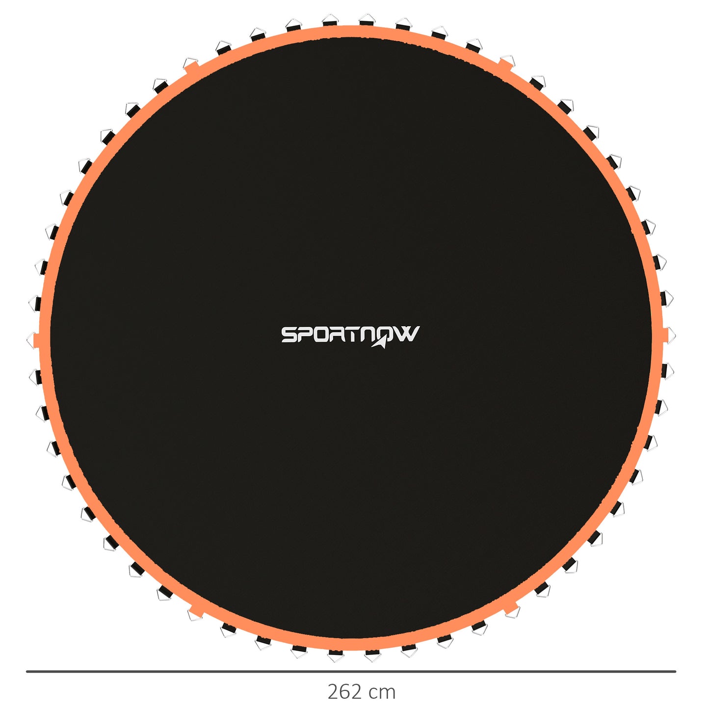 Trampoline Mat with 54 V-Hooks, for 10ft Trampoline, Orange