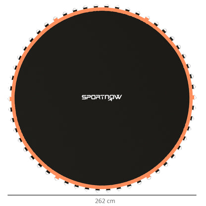 Trampoline Mat with 54 V-Hooks, for 10ft Trampoline, Orange